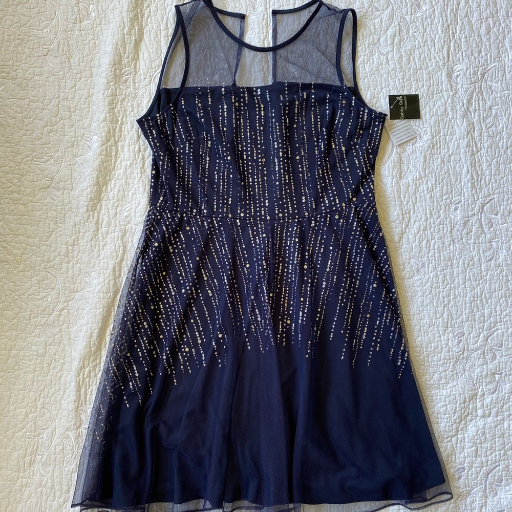 New blue Gabby Skye Occasion dress